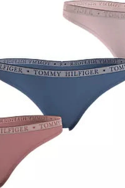 Bavlněné dámské string kalhotkyTommy Hilfiger 3ks