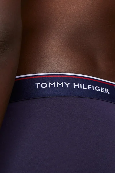 Tmavě modré pánské boxerky z organické bavlny Tommy Hilfiger 3ks