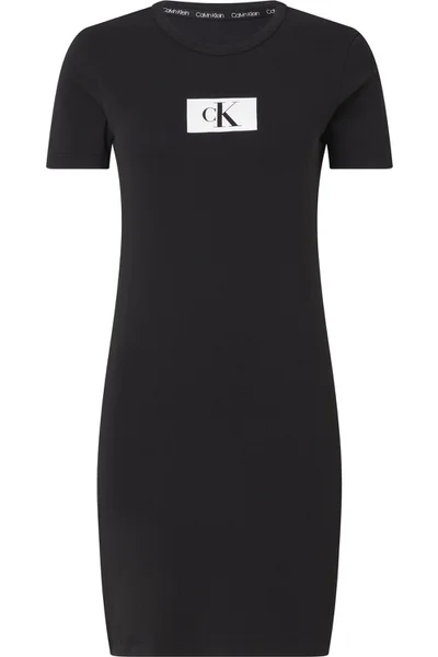 Bavlněná dámská noční košile s logem Calvin Klein