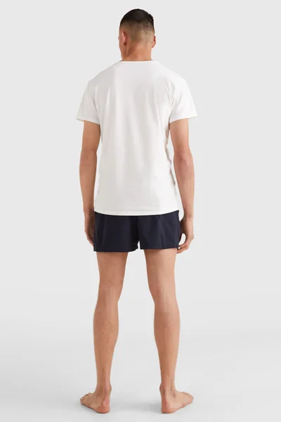 Komfortní klasické pánské bílé tričko Tommy Hilfiger 3ks
