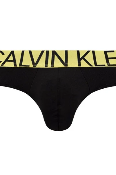 Černo-žluté pánské slipy Calvin Klein