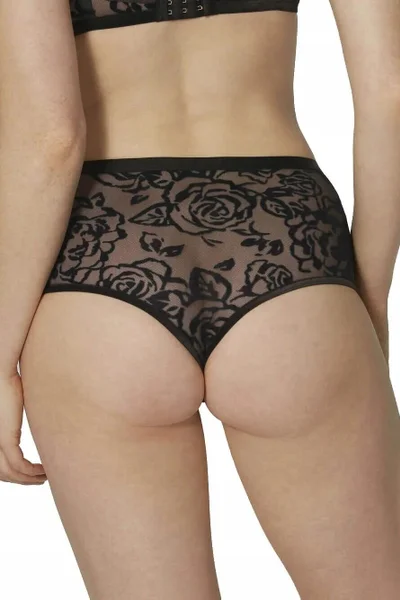 Dámská černá tanga Velvet Rose Spotlight Triumph