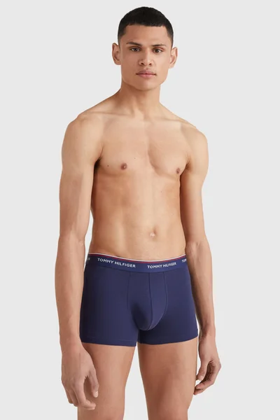 Tmavě modré bavlněné boxerky 3 ks Tommy Hilfiger