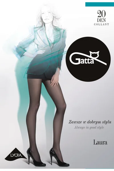 Polomatné průsvitné punčocháče Gatta Laura