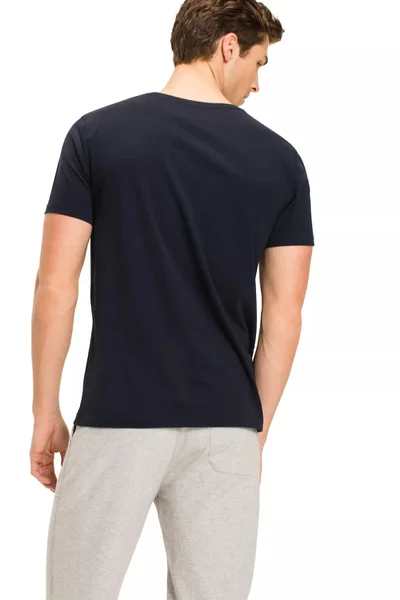Přiléhavé pánské bavlněné tričko s krátkým rukávem Tommy Hilfiger