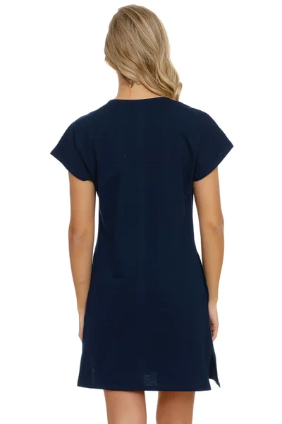 Doktor Nap Dámská Noční Košile Navy Blue Mini