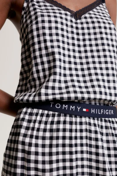 Kostkované dámské šortky k pyžamu Tommy Hilfiger