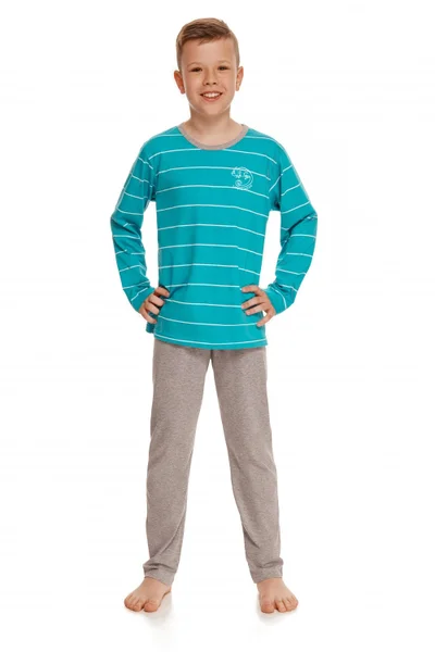 Chlapecké pyžamo J108 Harry turquoise - Taro (tyrkysová)