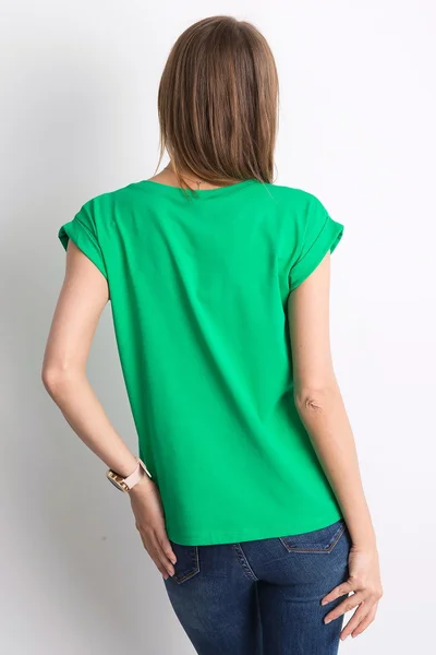 Klasické dámské zelené tričko FPrice