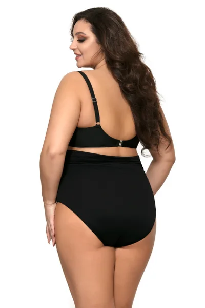 Spodní díl plavek s vysokým pasem Ava plus size