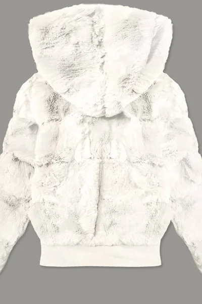 Bílá dámská kožešinová bunda S´West BR9748-26