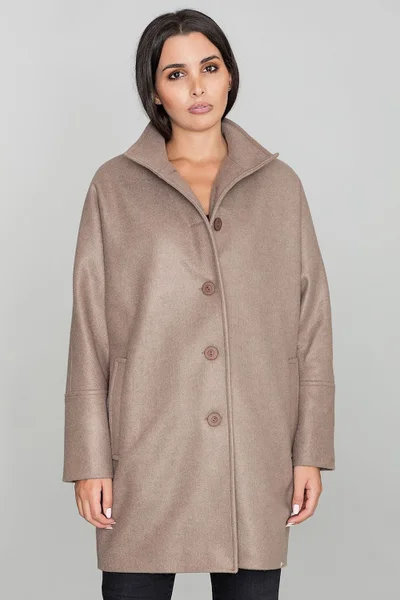 Dámský módní kabát Figl 111018