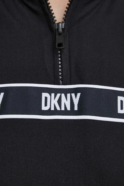 Stylové dámské černé pyžamo DKNY