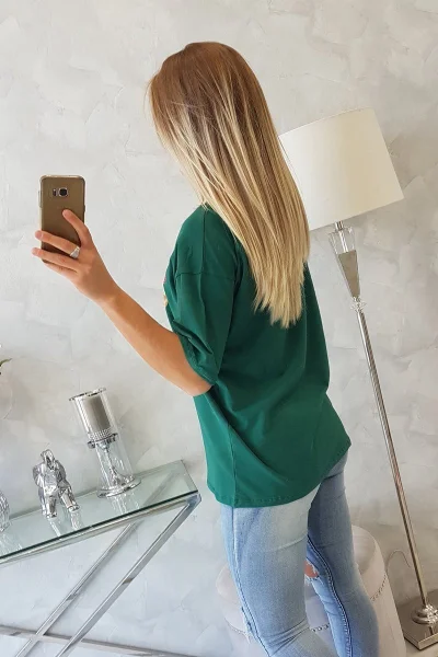 Dámská stylová halenka Magic Green od Kesi