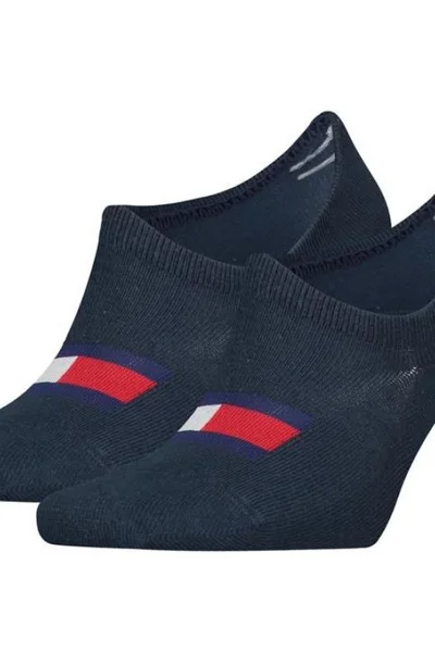 Unisex modré ponožky 2 ks Tommy Hilfiger