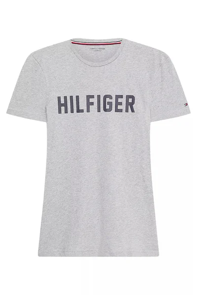 Šedé pánské tričko s krátkým rukávem Tommy Hilfiger