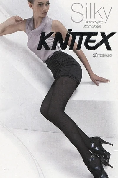 Černé dámské punčocháče Knittex Silky