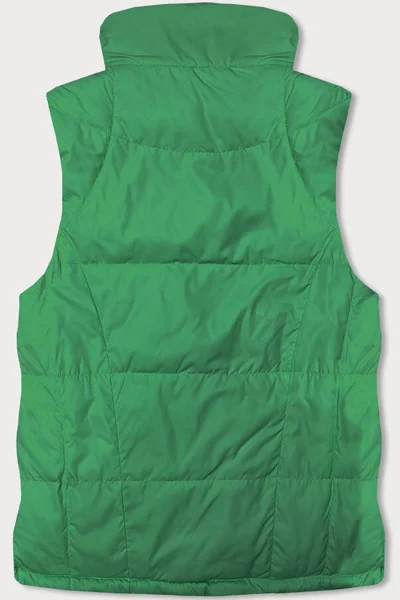 Zeleno-károvaná oboustranná vesta pro ženy Miss TiTi