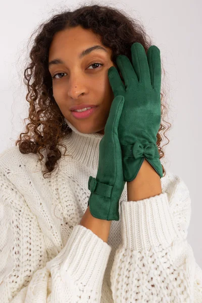 Zelené dámské rukavice FPrice