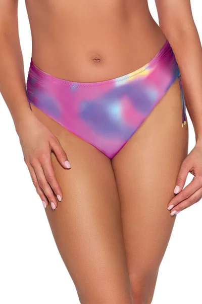 AVA SWIMWEAR Dámské pastelové plavkové kalhotky Tie Dye