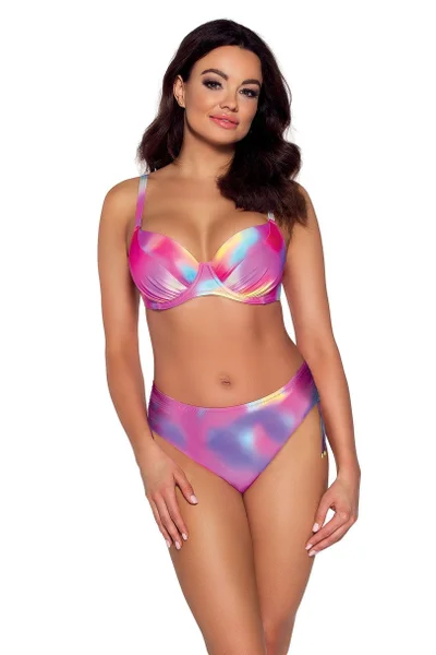 AVA SWIMWEAR Dámské pastelové plavkové kalhotky Tie Dye