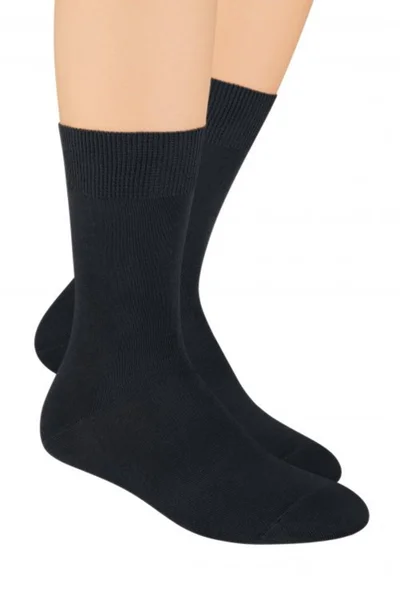 Černé pánské ponožky Steven 048