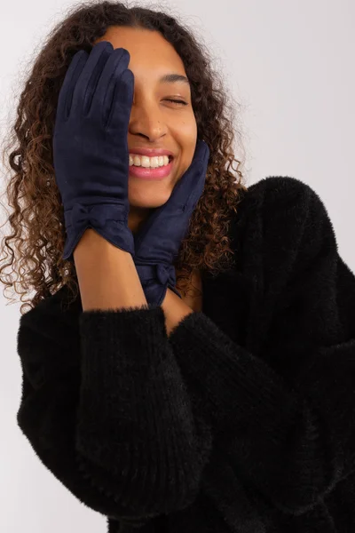 Tmavě modré dámské rukavice FPrice