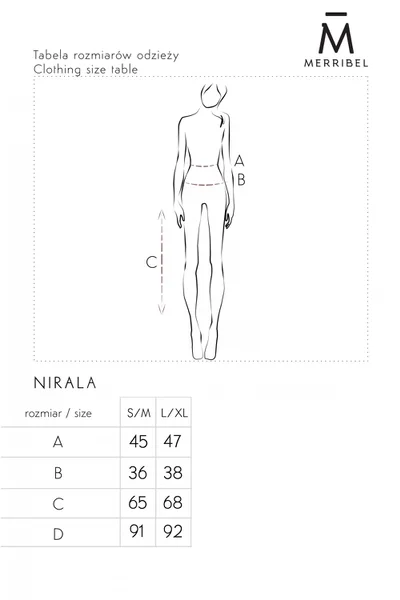 Dámské hnědé dámské šaty Nirala - Merribel