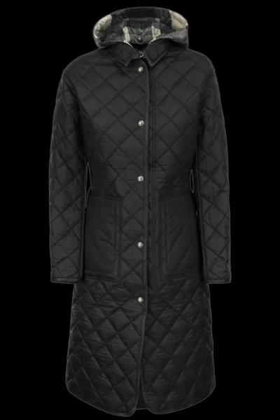 Oboustranný dámský kabát černý-kostkovaný Ralph Lauren