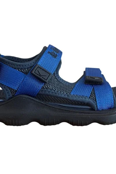 Modro-černé dětské páskové sandály Lee Cooper
