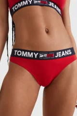 Módní červené dámské string kalhotky Tommy Hilfiger