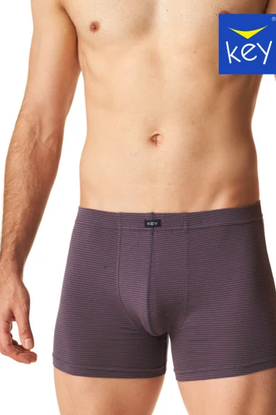 Pánské červené boxerky Key Comfort Fit