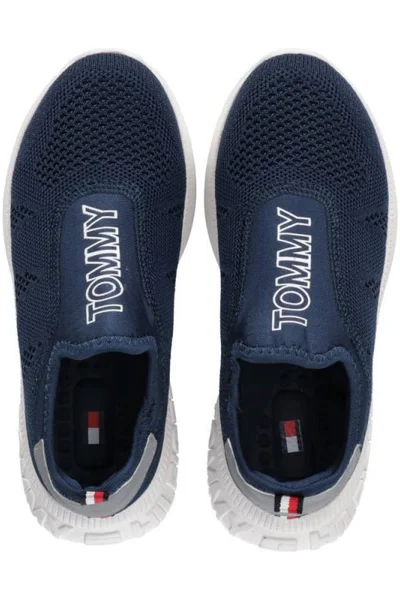 Dámské nazouvací tmavě modré boty Tommy Hilfiger