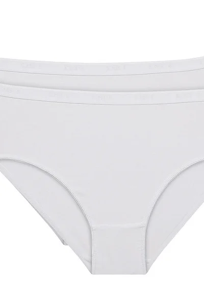 Bavlněné dámské bílé kalhotky 2ks DIM