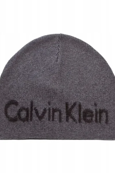 Unisex šedá čepice Calvin Klein