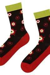 Pánské i dámské vzorované ponožky Good Stuff oči - Soxo (barva černá )