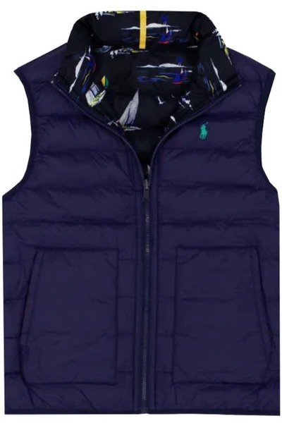 Moderní pánská prošívaná oboustranná vesta Ralph Lauren