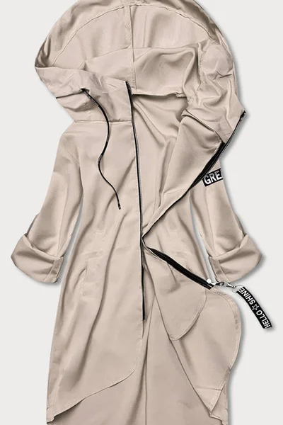Béžový lehký kabátek na zip S'WEST
