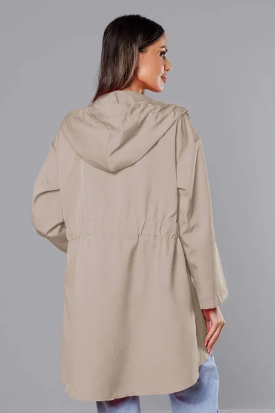 Béžový lehký kabátek na zip S'WEST