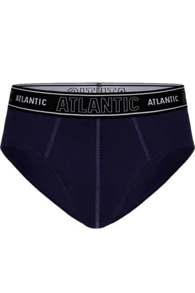 Bavlněné pohodlné pánské slipy s plochými švy Atlantic