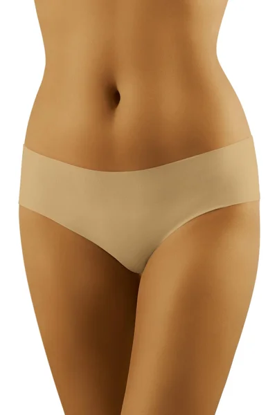 Tělové dámské bezešvé kalhotky z bavlny Wol-Bar