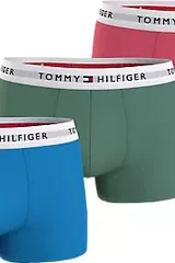 Přiléhavé bavlněné barevné boxerky Tommy Hilfiger 3ks