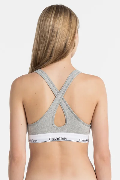 Šedá sportovní podprsenka Calvin Klein 1654