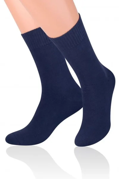 Tmavě modré pánské ponožky  Steven 015