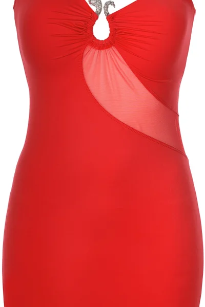 Dámské šaty ZL513 červené - Axami