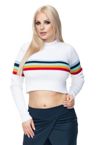 Krátký svetr pro ženy model 131598 PeeKaBoo