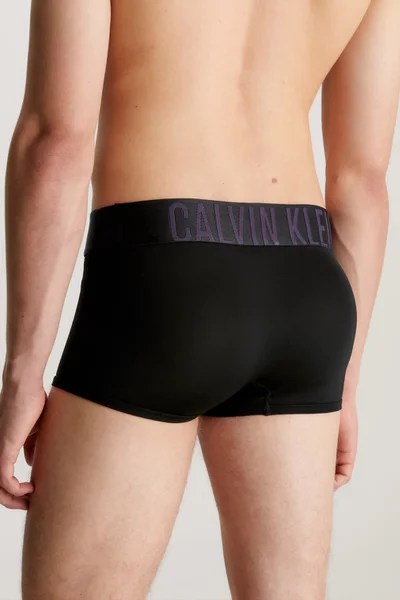 Stylové pánské boxerky s oranžovým nápisem Calvin Klein