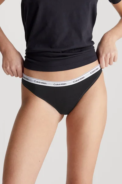 Calvin Klein Dámské Bavlněné Tanga Modern Logo