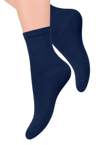 Dámské ponožky B825 dark blue - Steven (tmavě modrá)