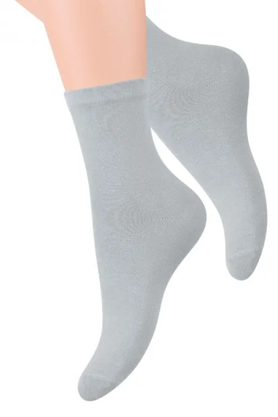 Dámské ponožky O404 grey - Steven (šedá)